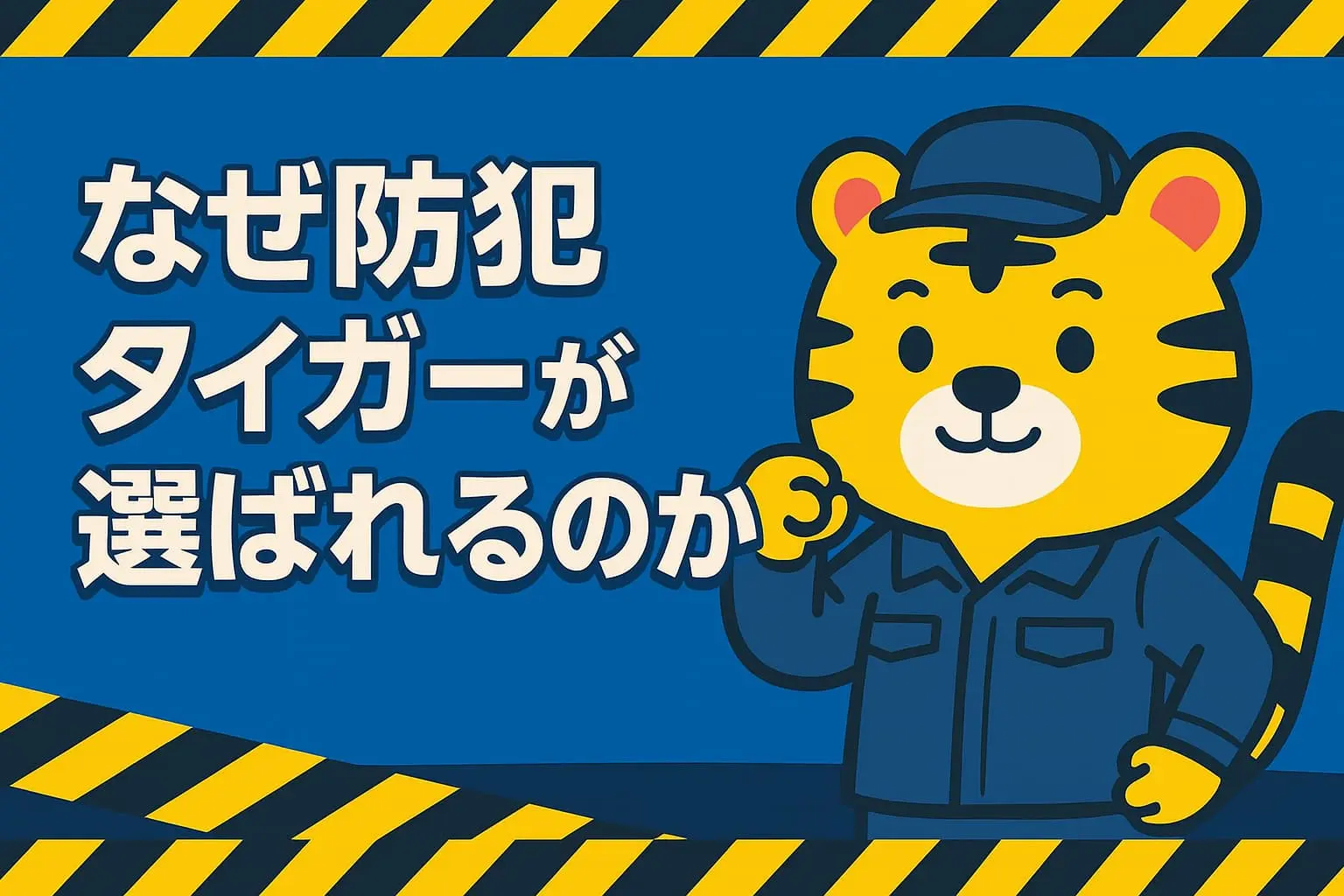 なぜ防犯タイガーが選ばれるのか